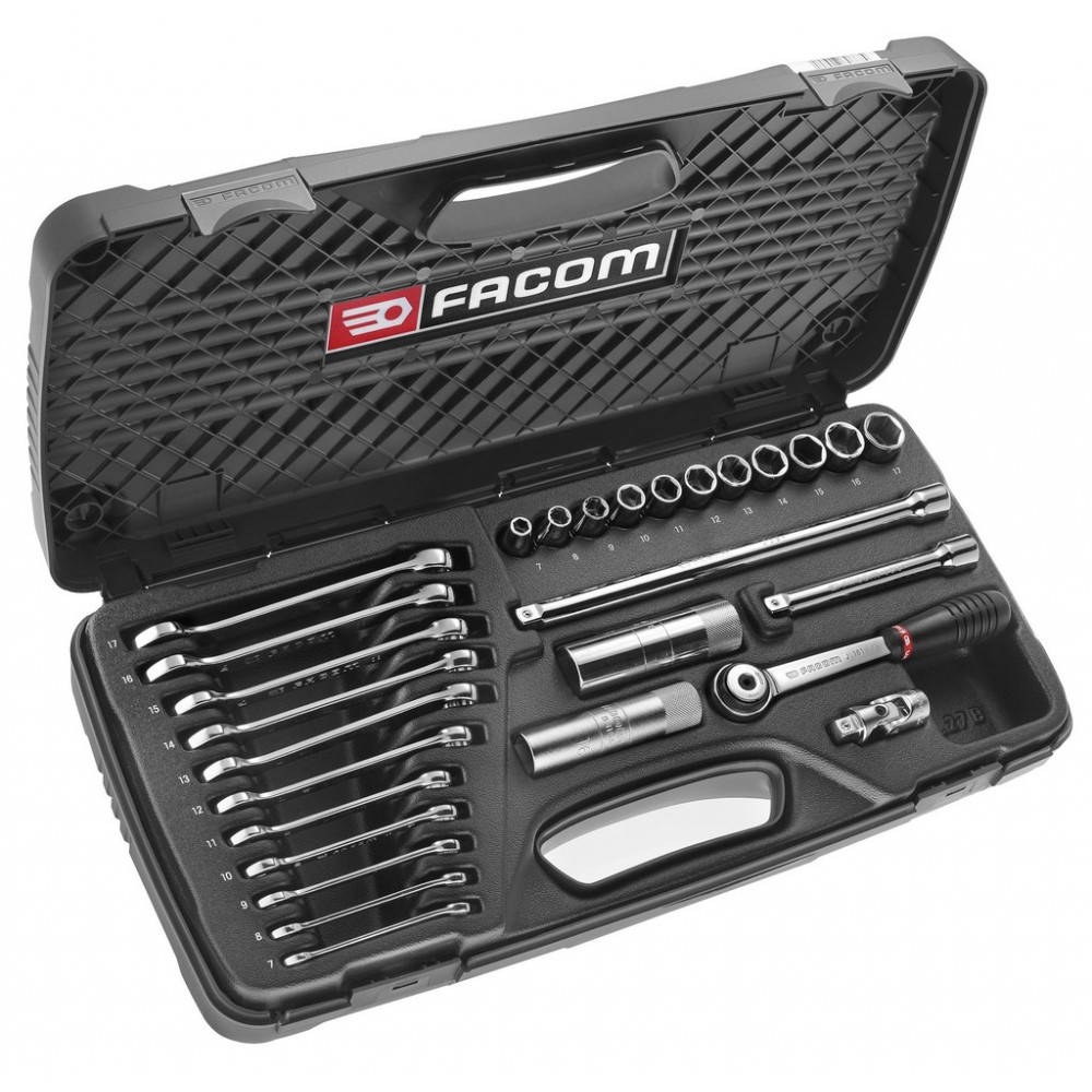 COFFRET DOUILLE 3/8 , CLES MM