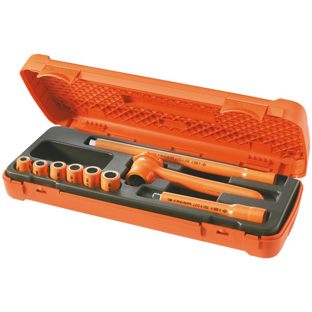 COFFRET DE 9 OUTILS 3/8' ISOL.