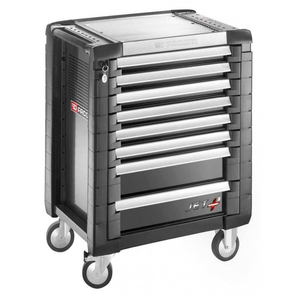 SERVANTE JETM3 8 TIROIRS NOIR
