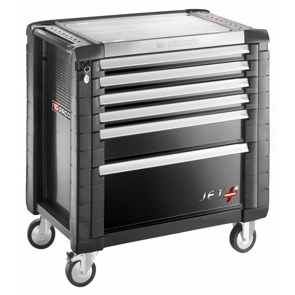 SERVANTE JETM4 6 TIROIRS NOIR