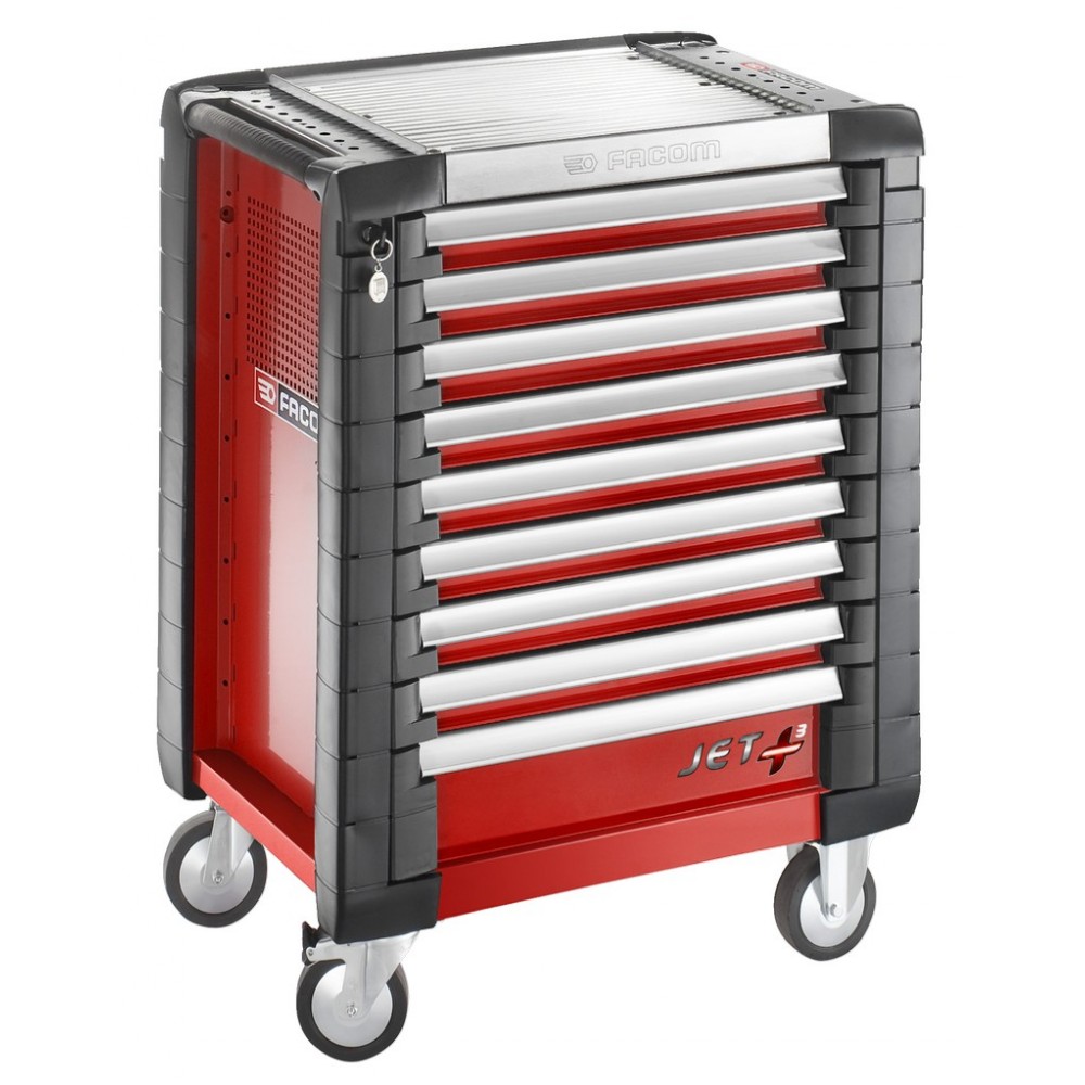 SERVANTE JETM3 9 TIROIRS ROUGE