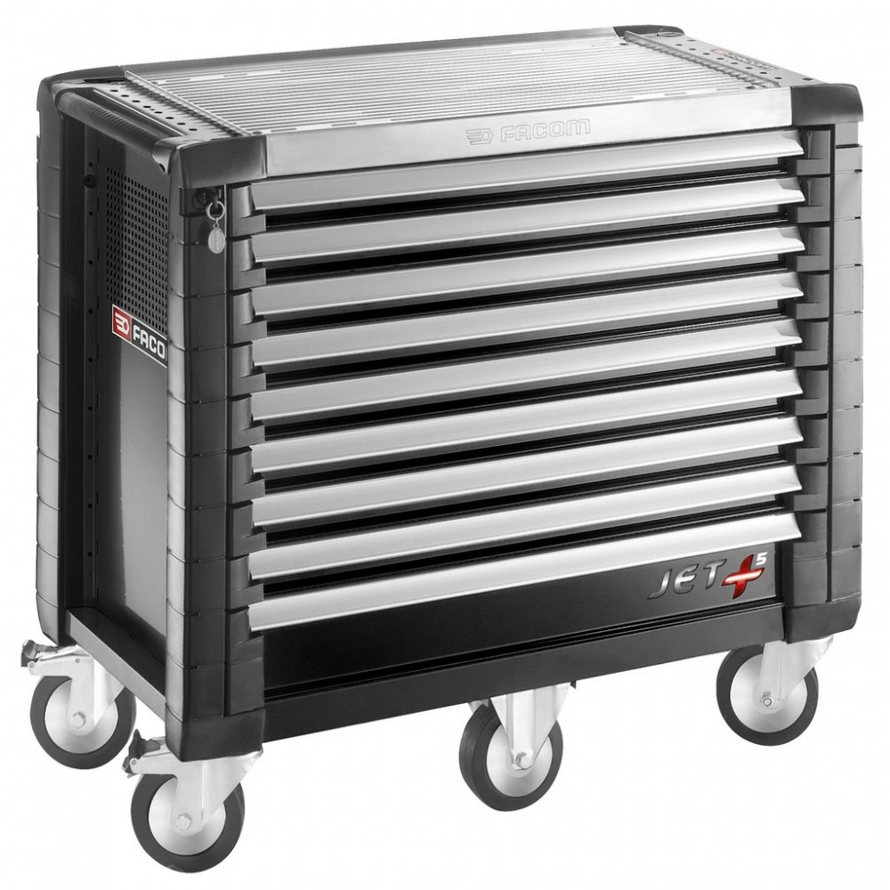 SERVANTE JETM5 9 TIROIRS NOIR