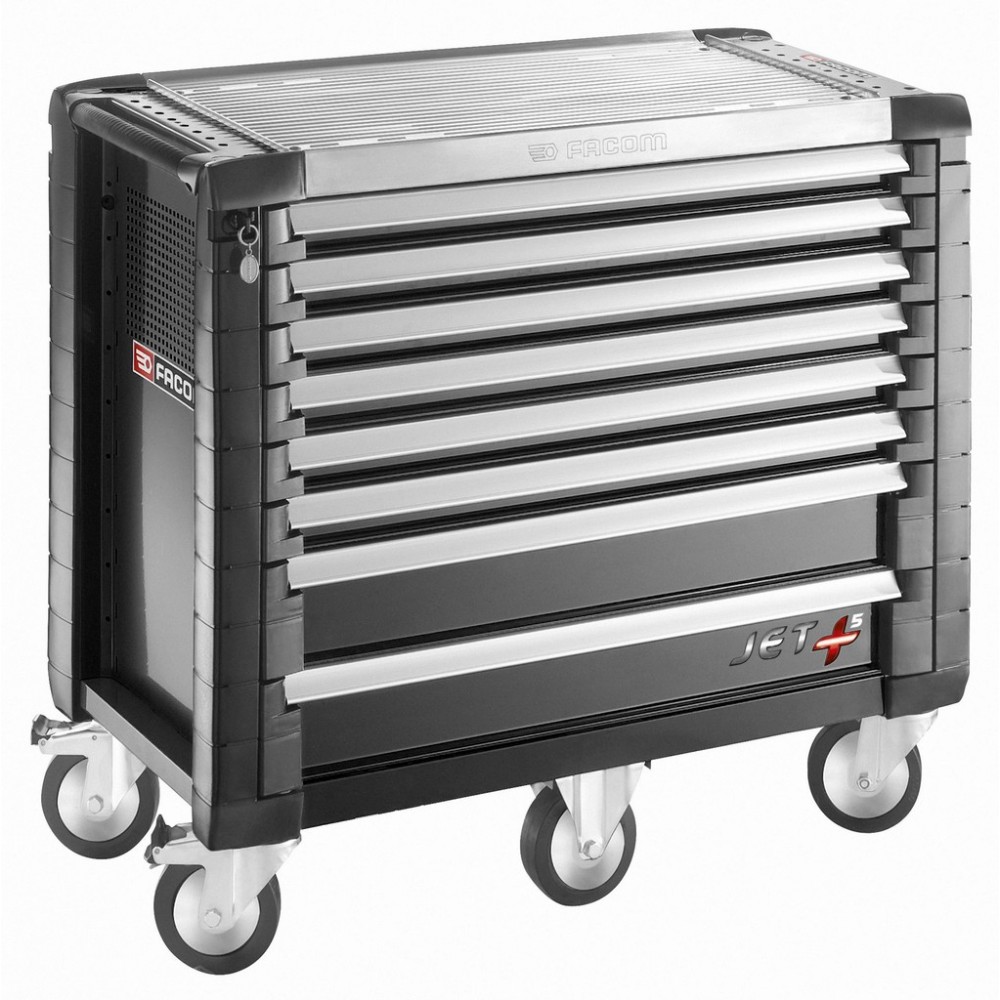 SERVANTE JETM5 8 TIROIRS NOIR