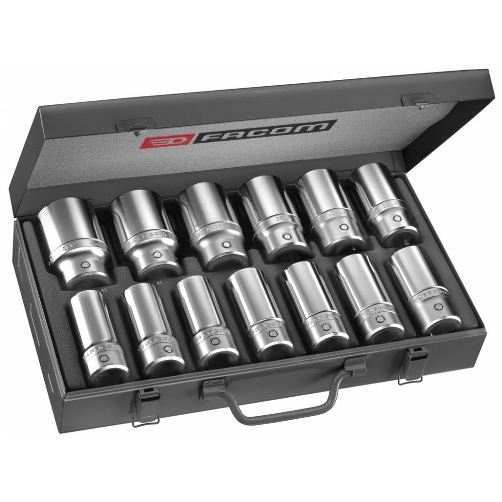 COFFRET DOUILLE 3/4 6P.LONG MM