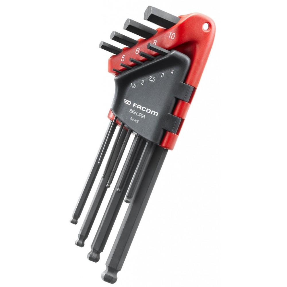 JEU ETUI 9 CLES MALES SPHER MM