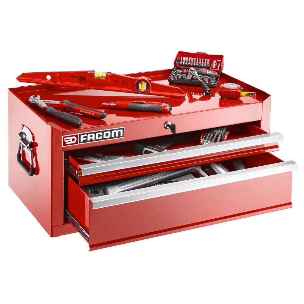 COFFRE A OUTILS METAL 2 TIROIRS