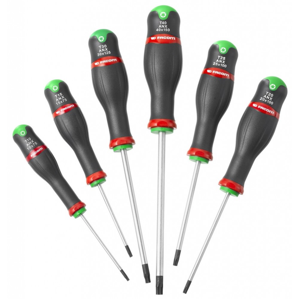 JEU DE 6 TOURNEVIS TORX