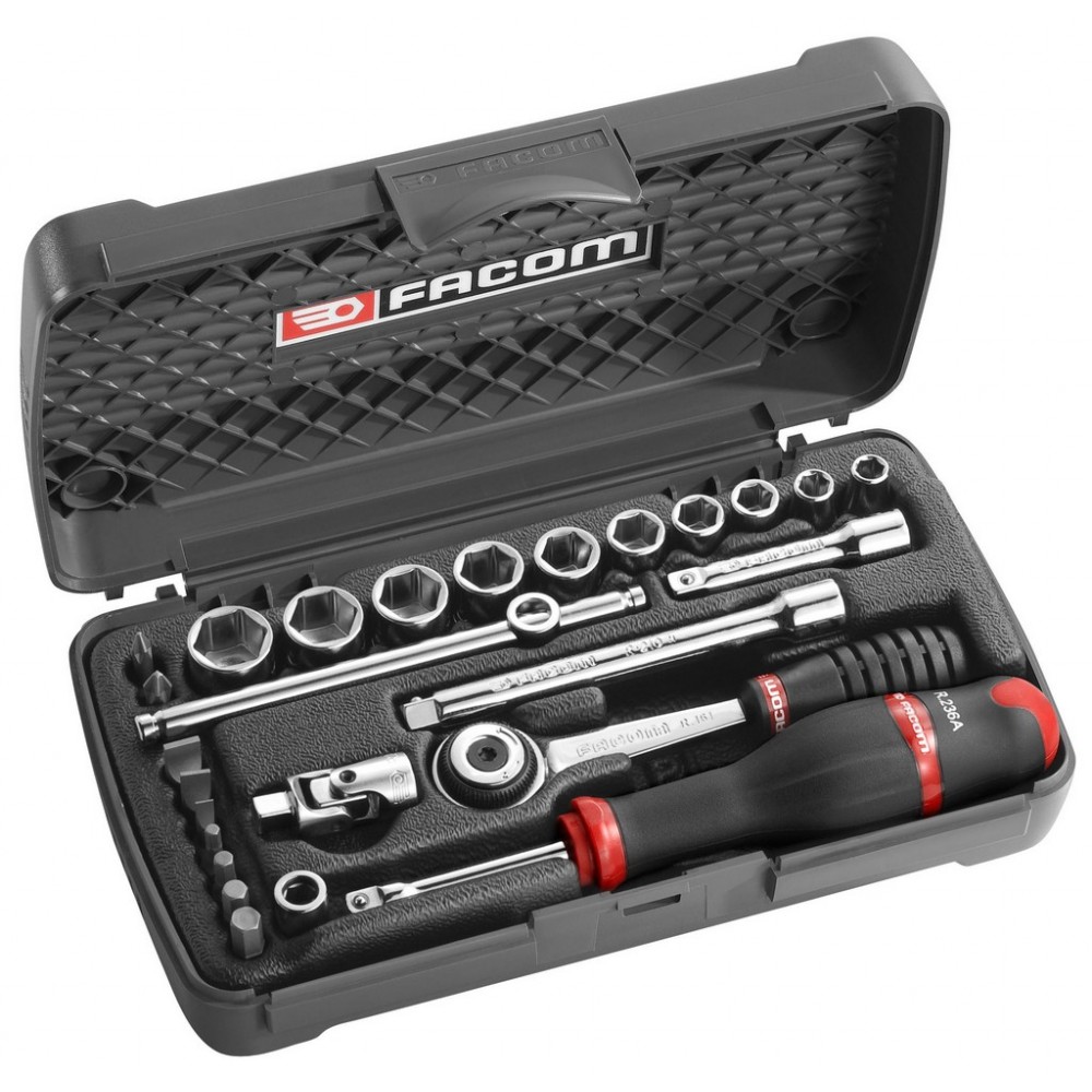 COFFRET DOUILLE 1/4' 6PANS MM