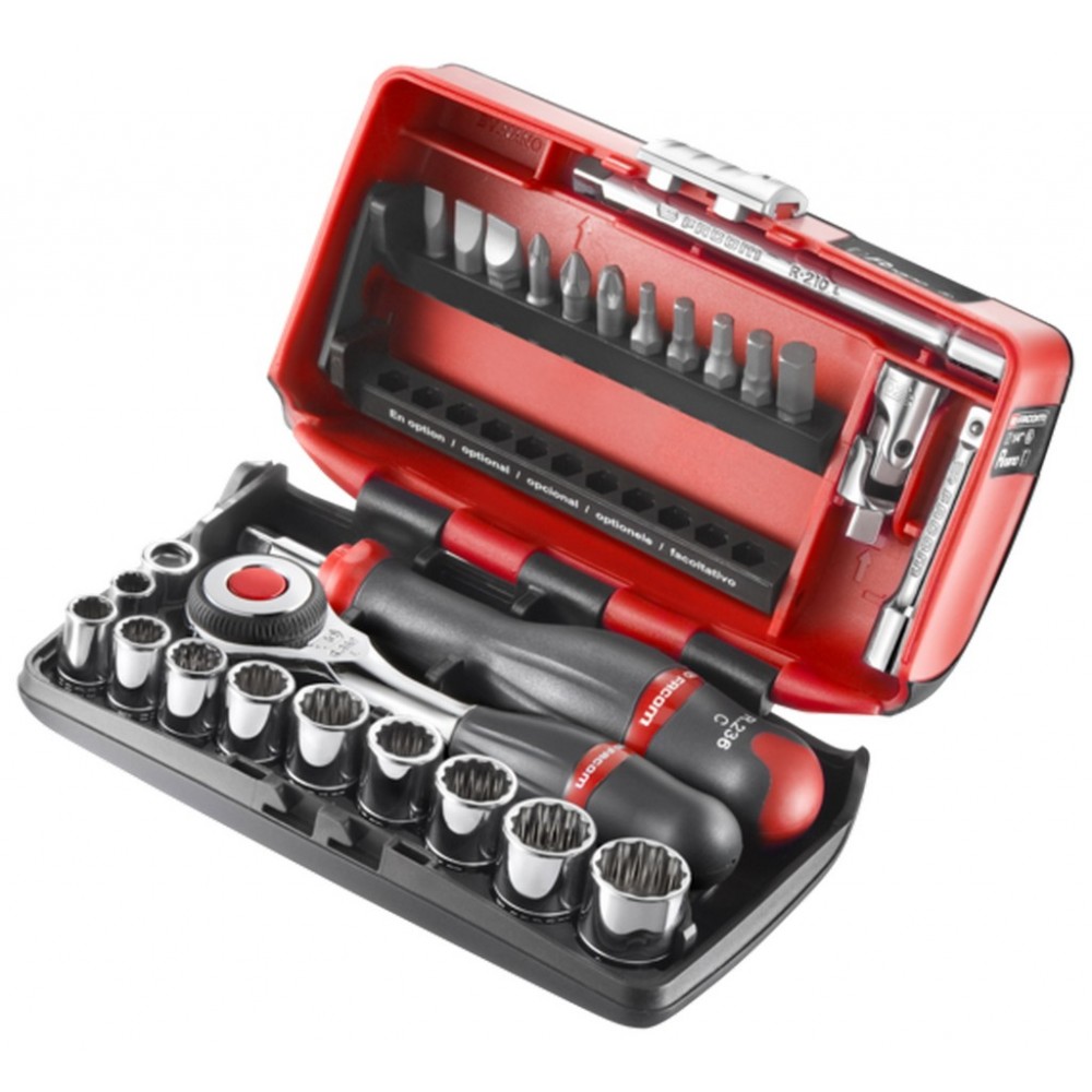COFFRET DOUILLES 1/4' INCH-12P