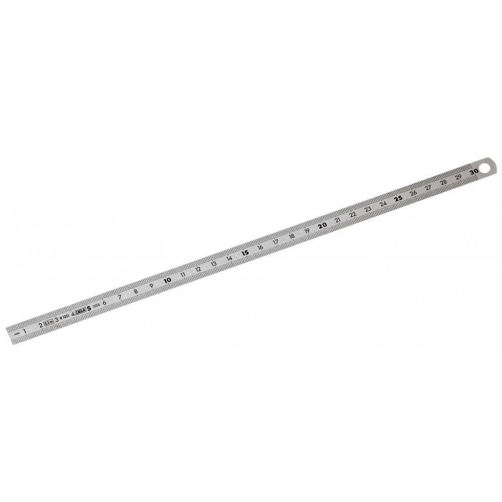300 MM METRIQUE REGLET INOX 2 FACES