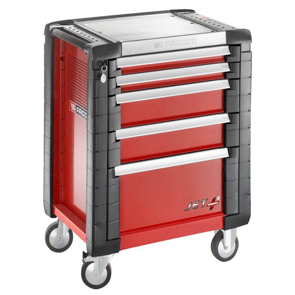 SERVANTE JETM3 5 TIROIRS ROUGE