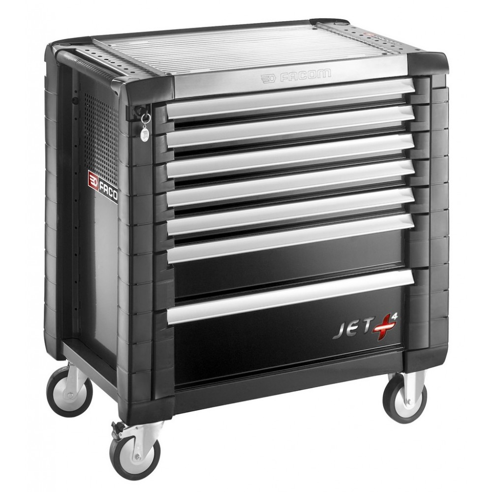 SERVANTE JETM4 7 TIROIRS NOIR