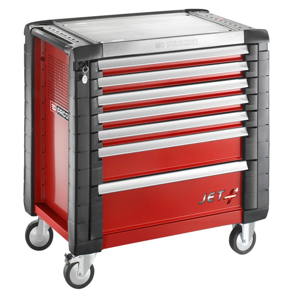 SERVANTE JETM4 7 TIROIRS ROUGE