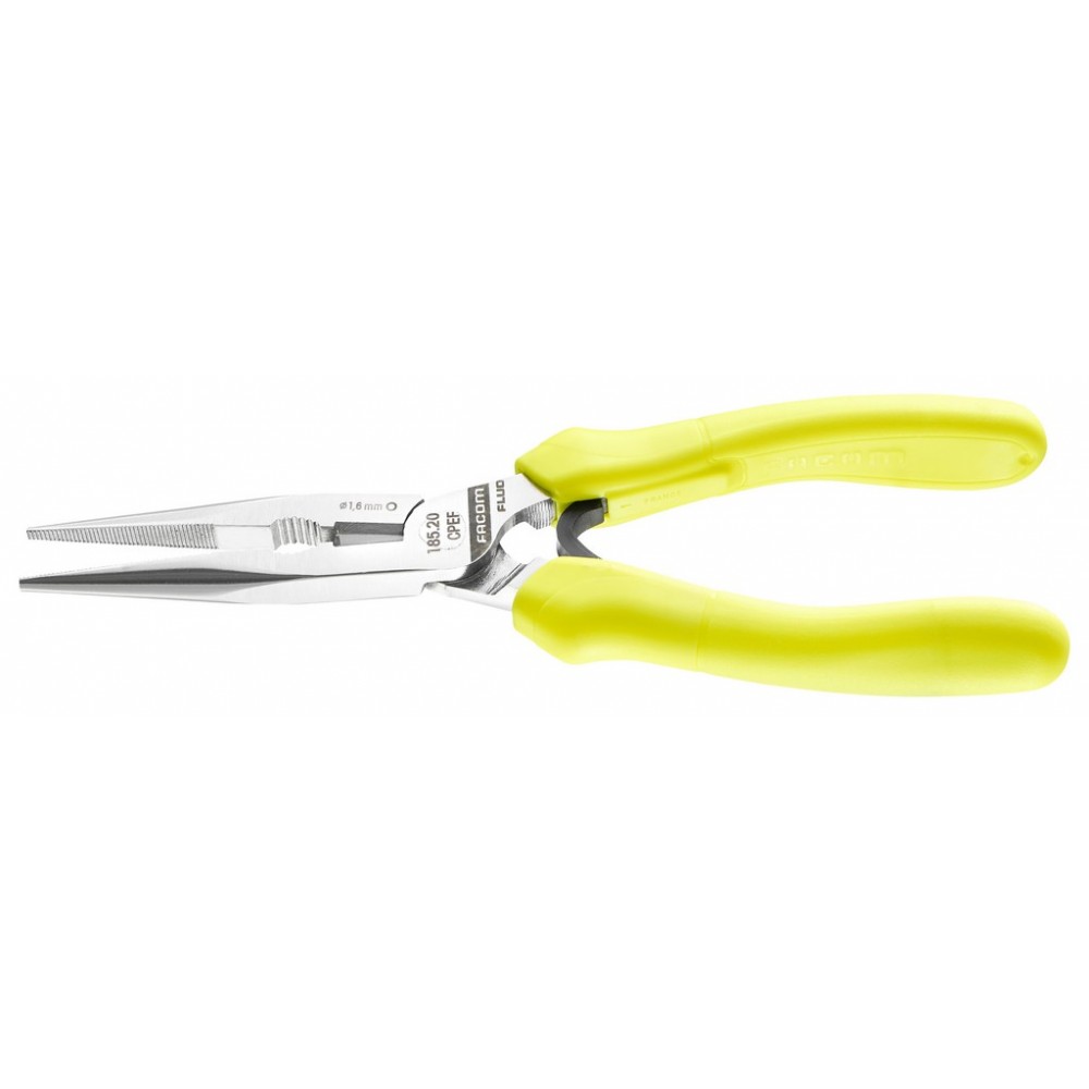PINCE DEMI-RONDE 20CM FLUO