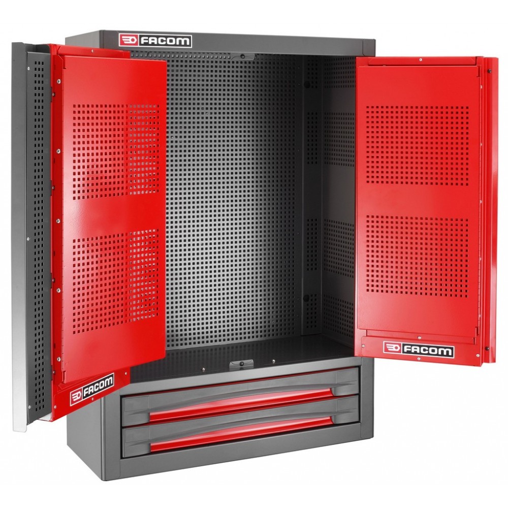 ARMOIRE MURALE 2TIROIRS+VOLETS
