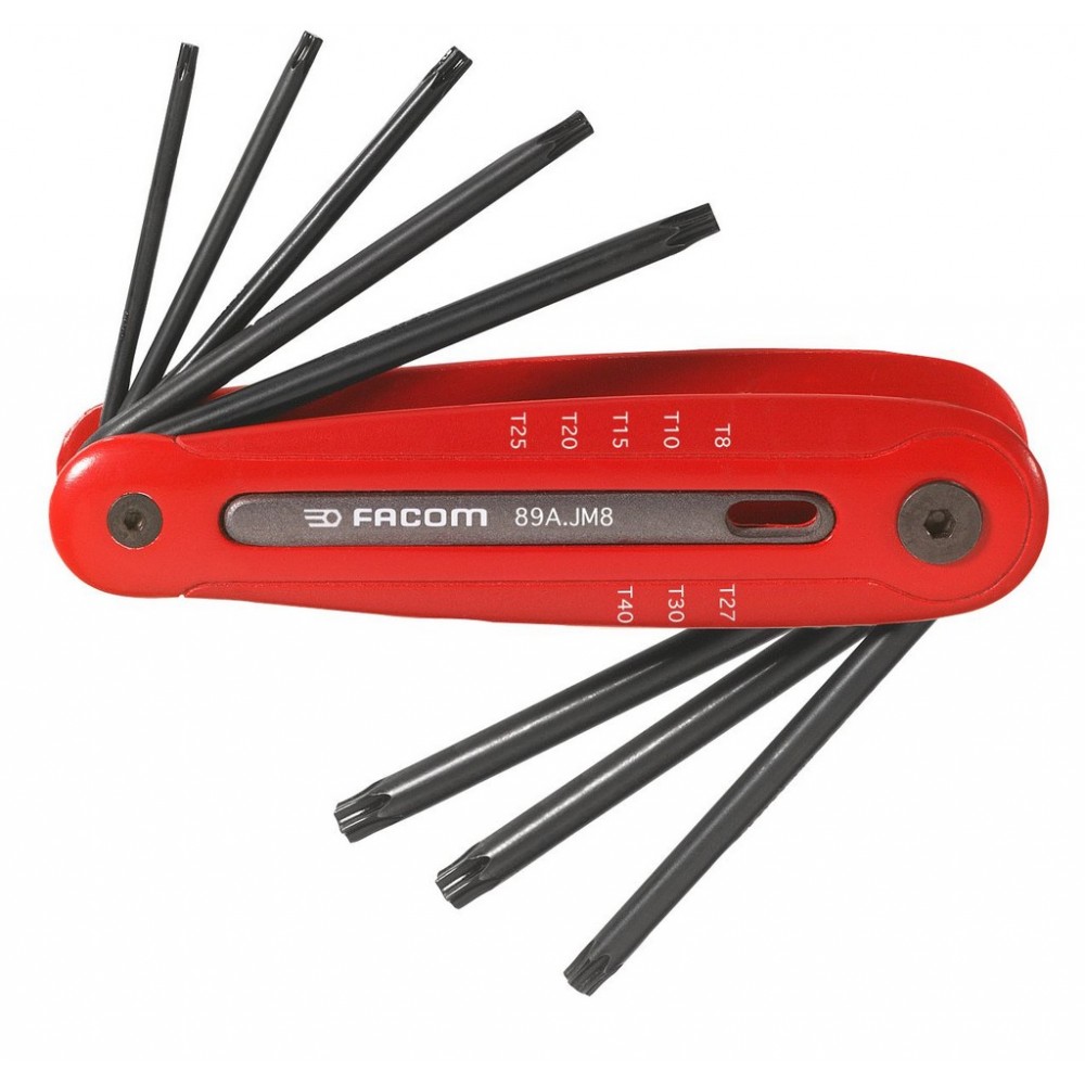 JEU MONTURE 8 CLES MALES TORX