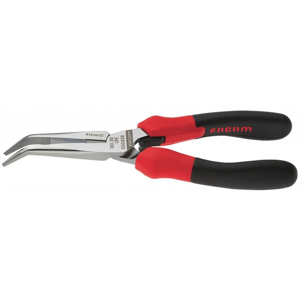PINCE DEMI-RONDE GAINEE 20CM
