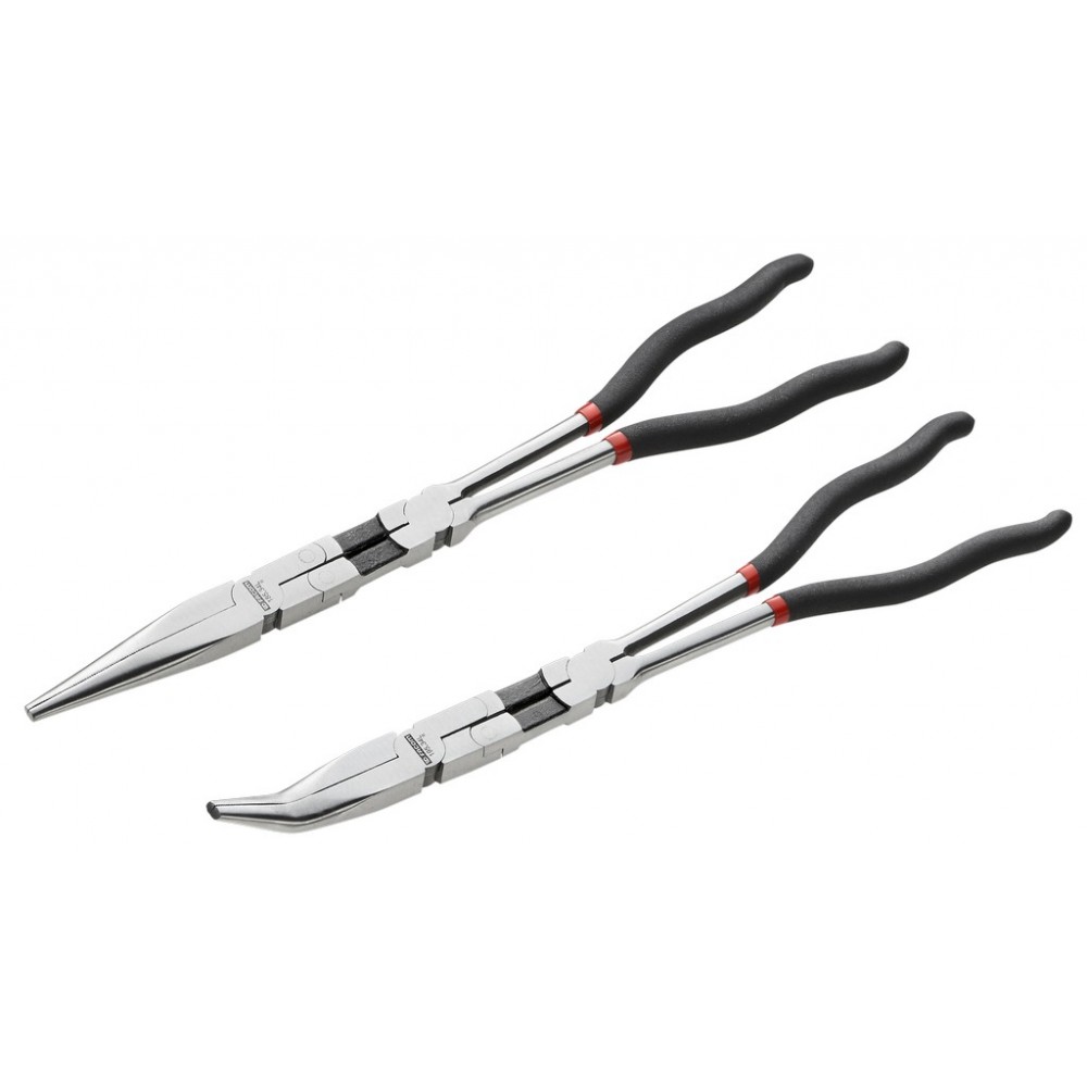 JEU DE 2 PINCES EXTRA LONGUES