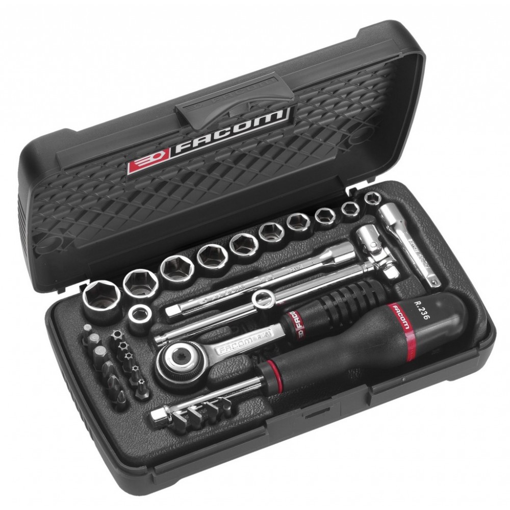 COFFRET DOUILLE 1/4' 6PANS MM
