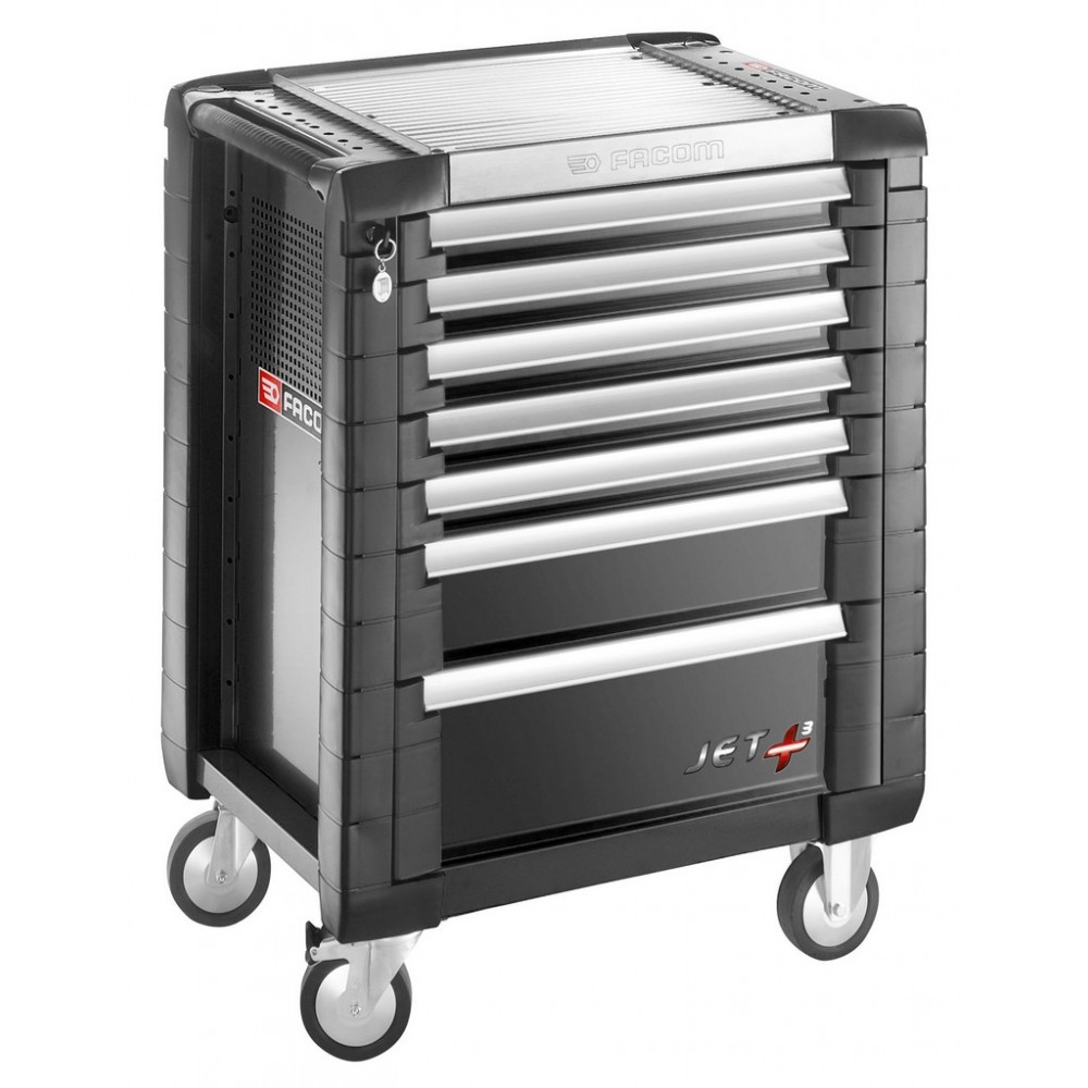 SERVANTE JETM3 7 TIROIRS NOIR