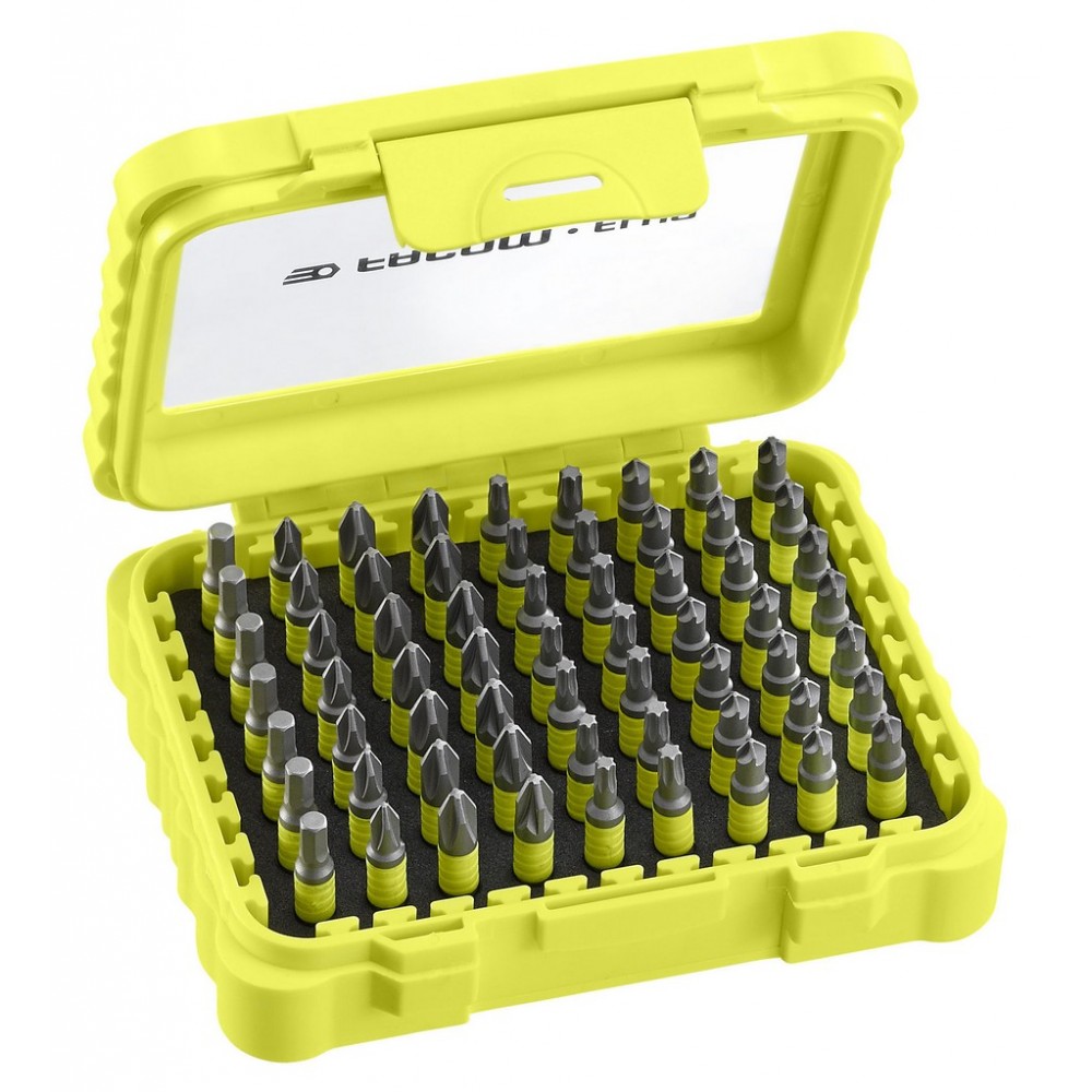 JEU DE 63 EMBOUTS DETECTION BOX FLUO