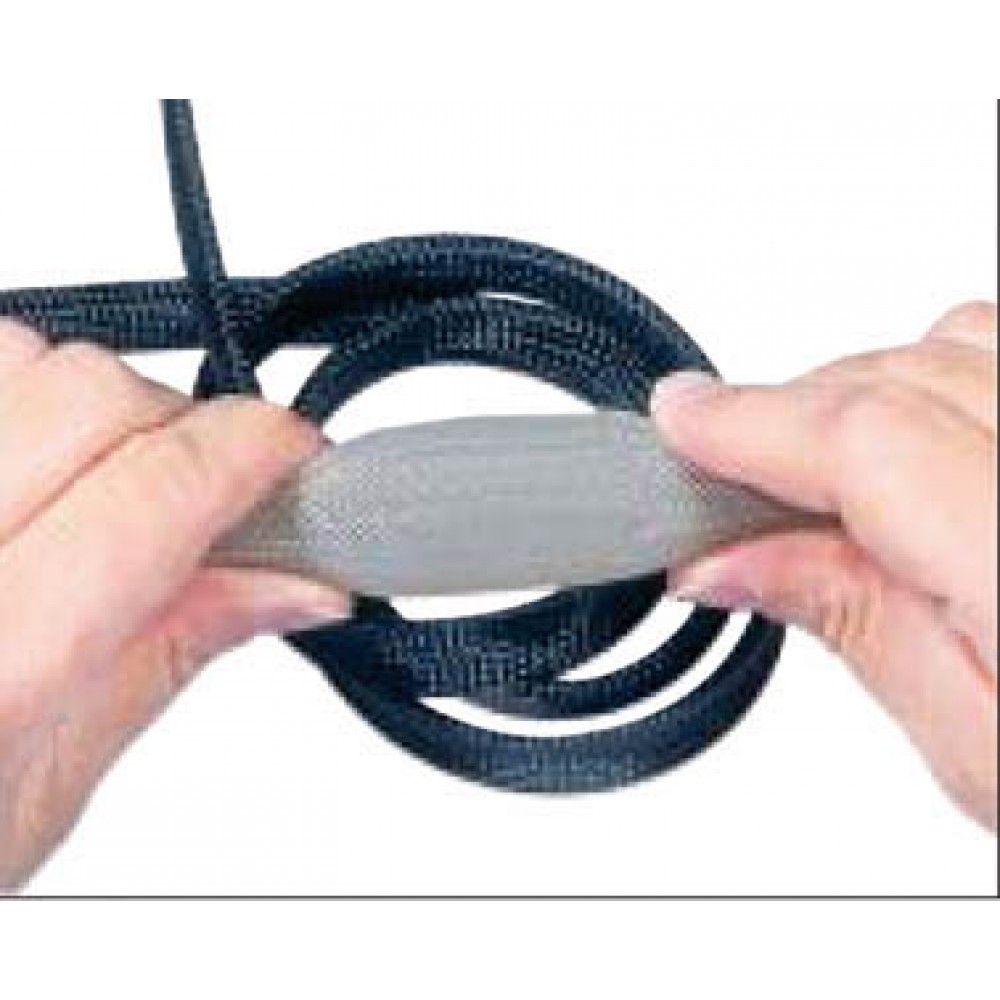 GAINE TRESSEE PLIOSIL-PET 5 MM NOIR