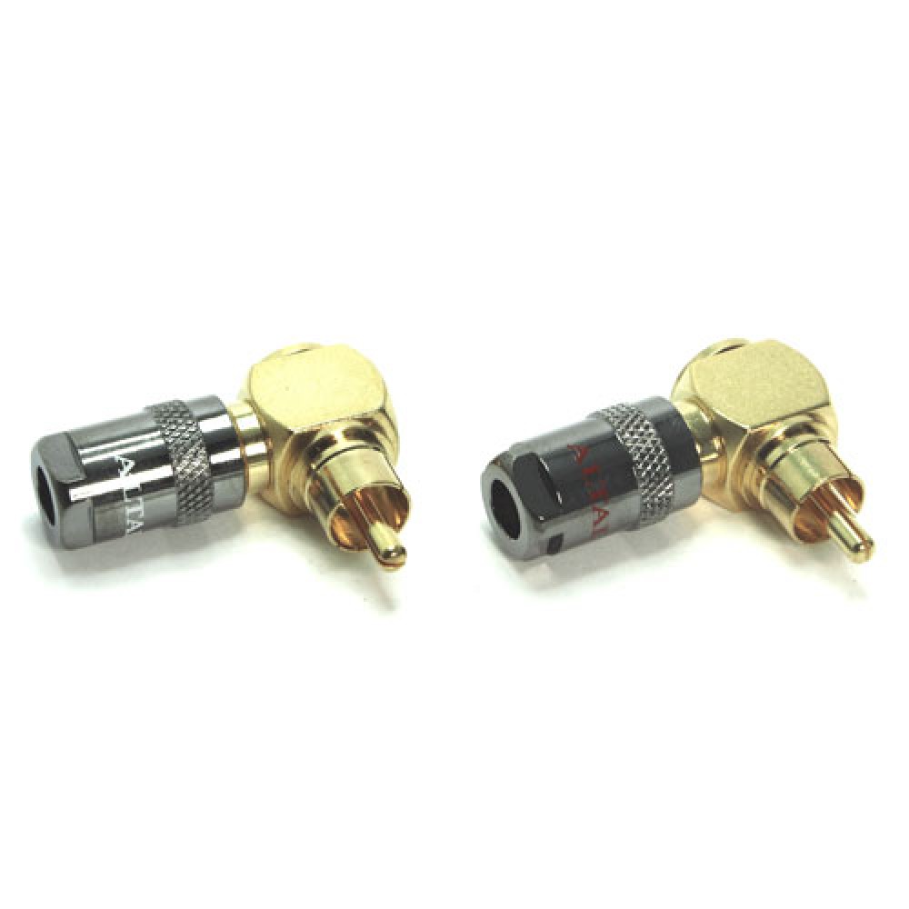 FICHE RCA MALE METAL A VISSER 2 PIÈCES